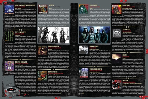50 Essential Horror Albums, Rue Morgue Magazine, Illustration, Records, skull, layout, Toronto, Design, Graphic Design, Horror